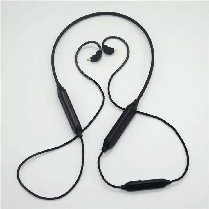 0.78mm 2 pin bluetooth cable black with two battery packs