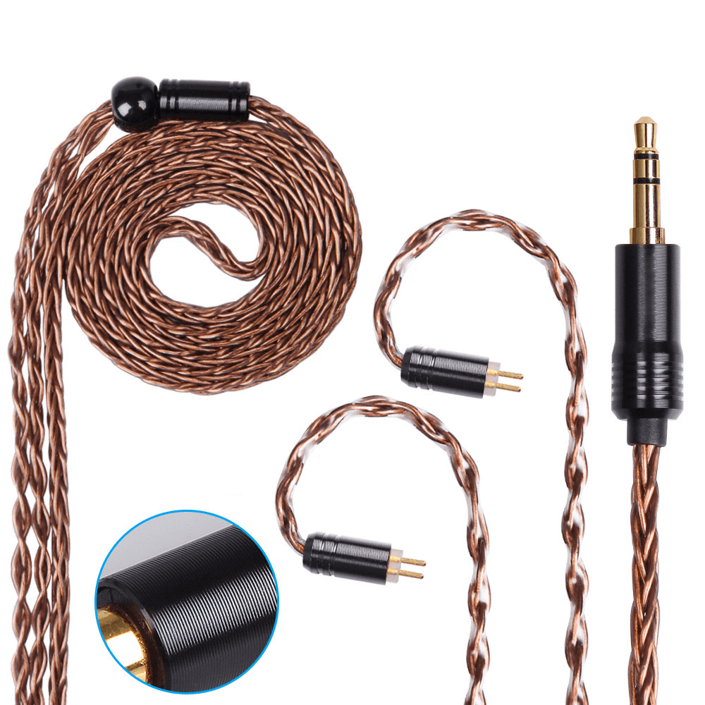 Elite Series 2-Pin Connector Cable Brown | InEarz Audio