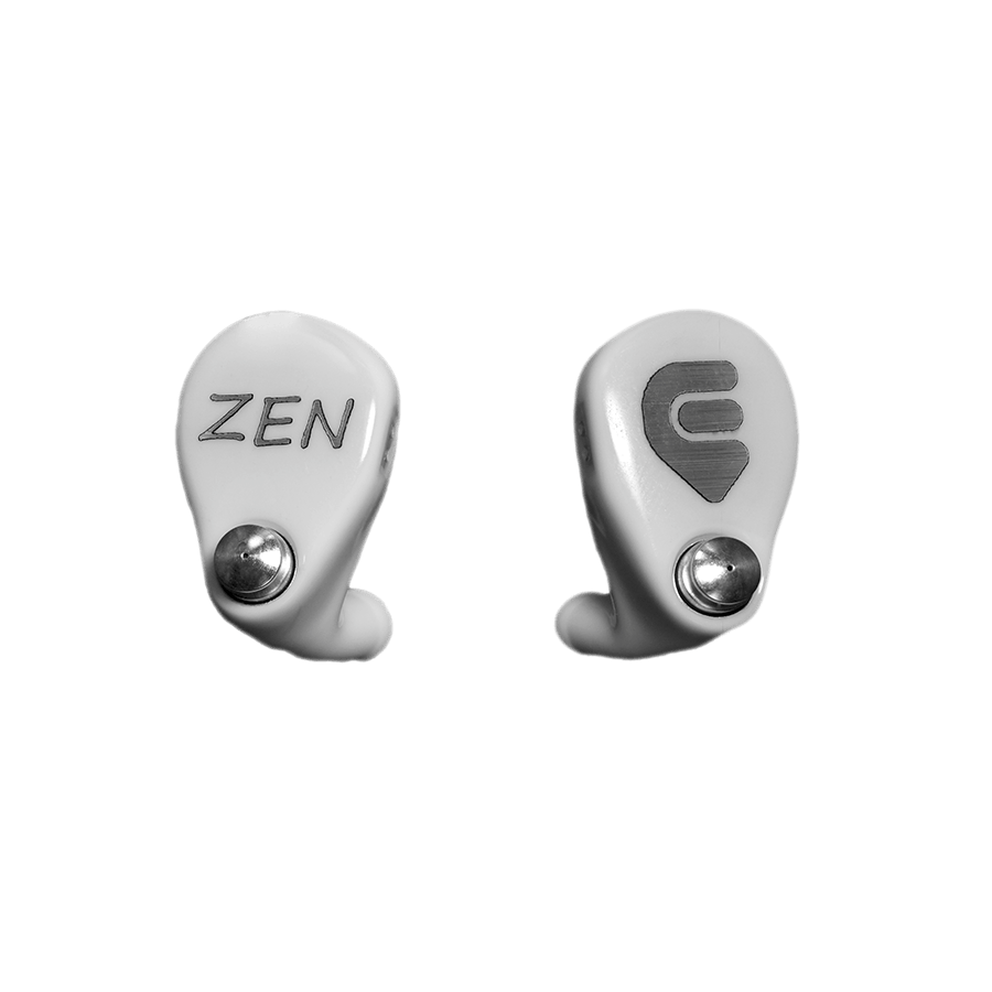 Zen4 pair product photo white | InEarz Audio