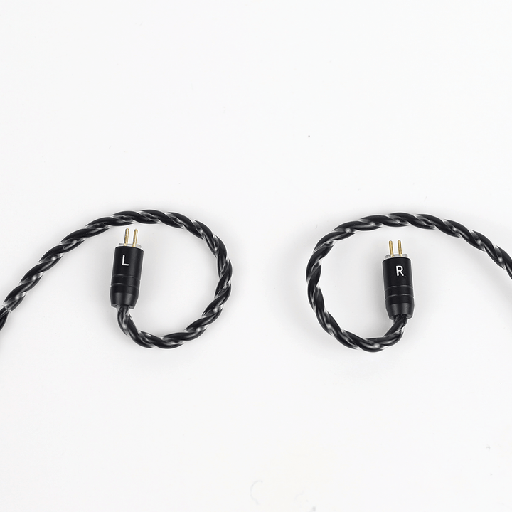 2pin 0.78mm black cable with earhook