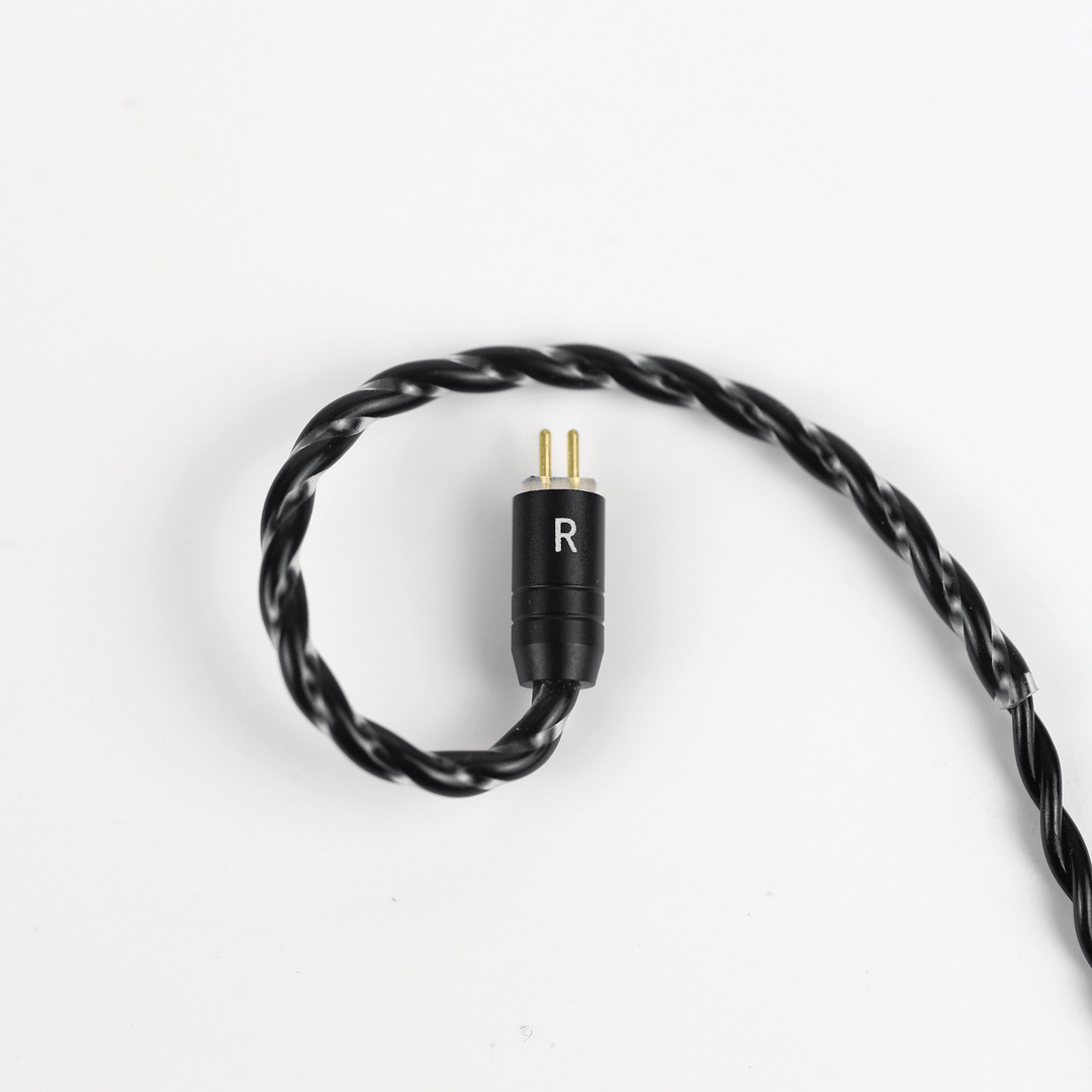 2pin 0.78mm black cable right