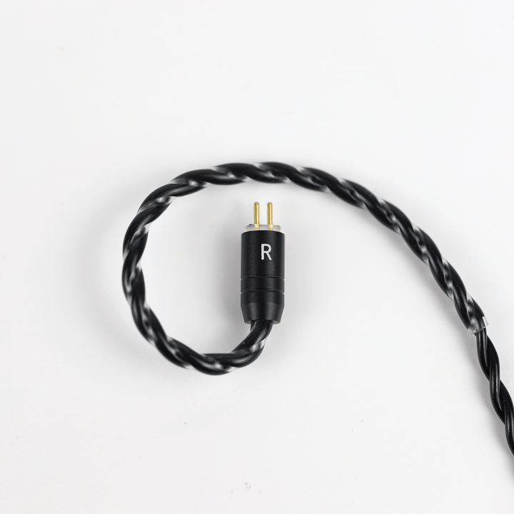 2pin 0.78mm black cable right