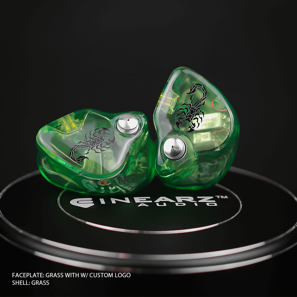 Inearz_pic_grass shell custom logo