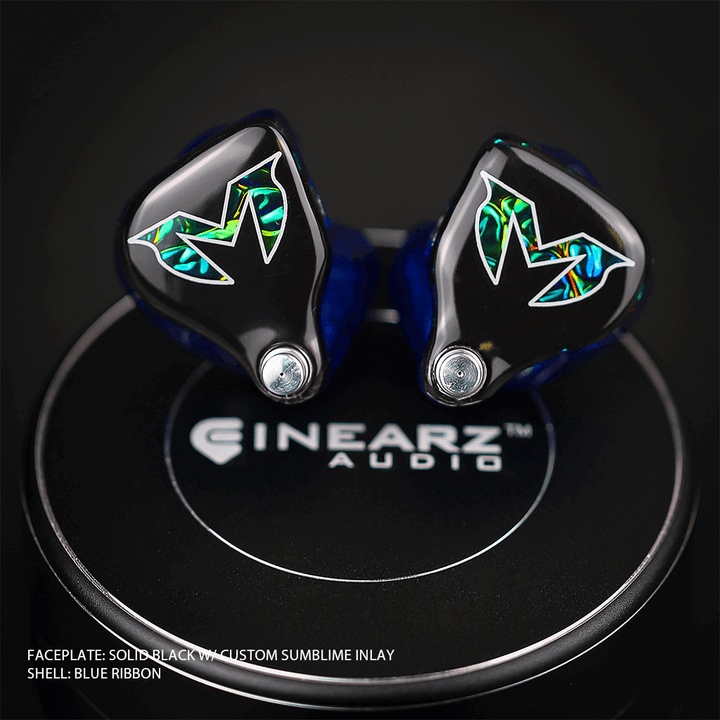 Inearz sublime inlay black shell