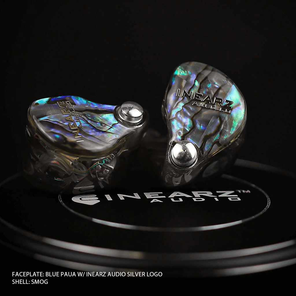 Inearz pic blue paua faceplates
