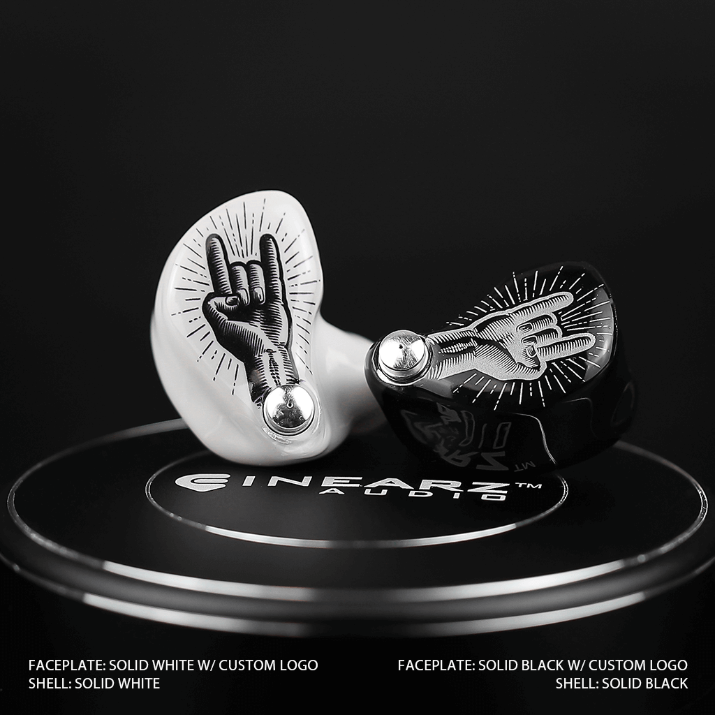 Inearz custom hands love sign logo
