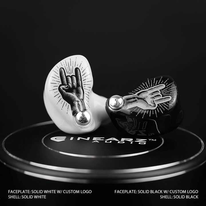 Inearz custom hands love sign logo
