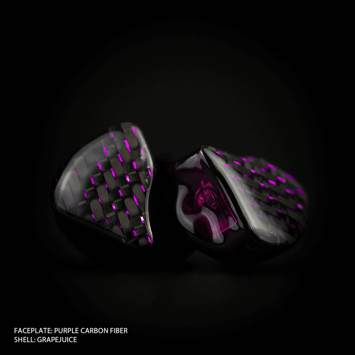 Inearz purple carbon fiber