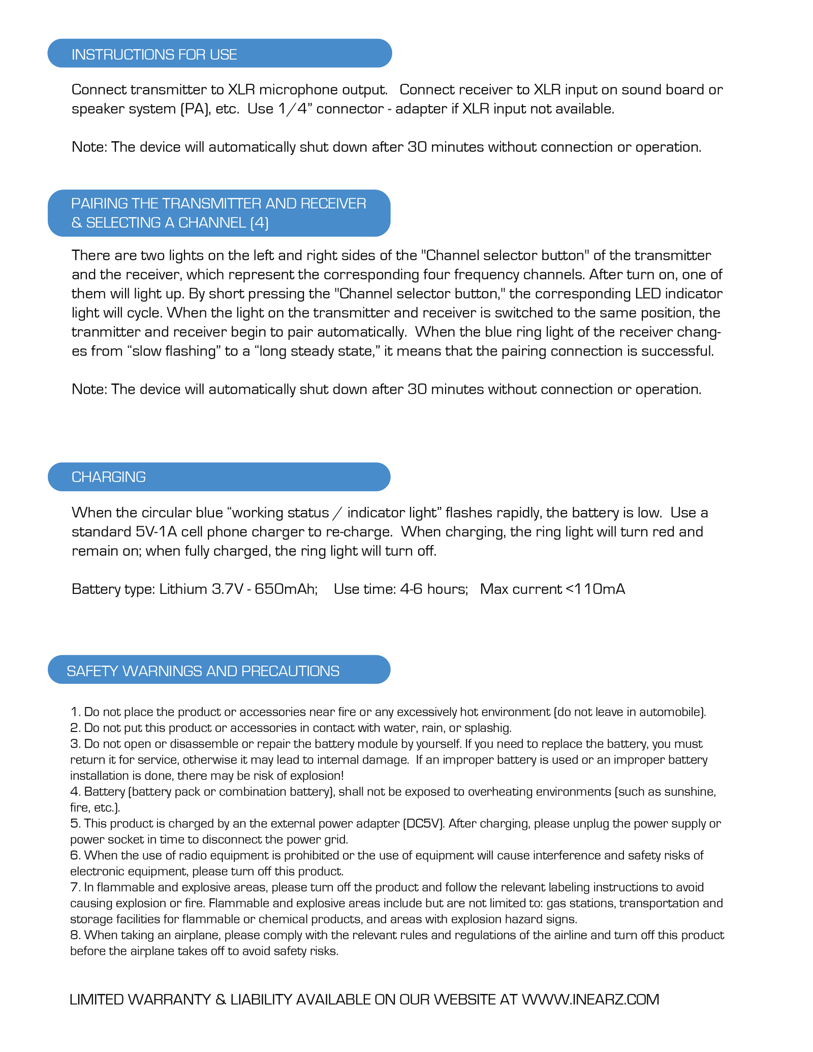 WM1 page 2 instructions