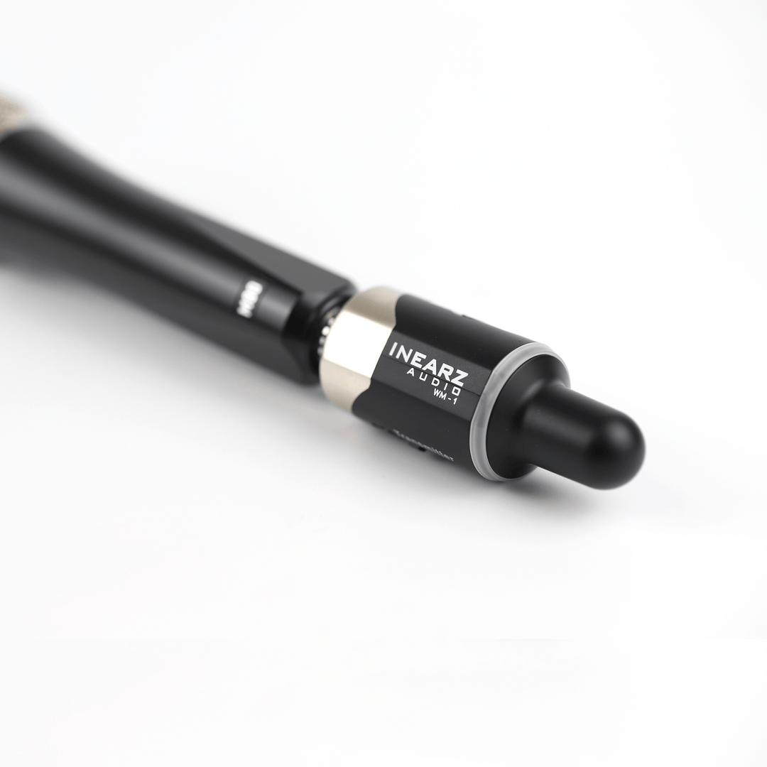 Inearz WM-1 connected to microphone