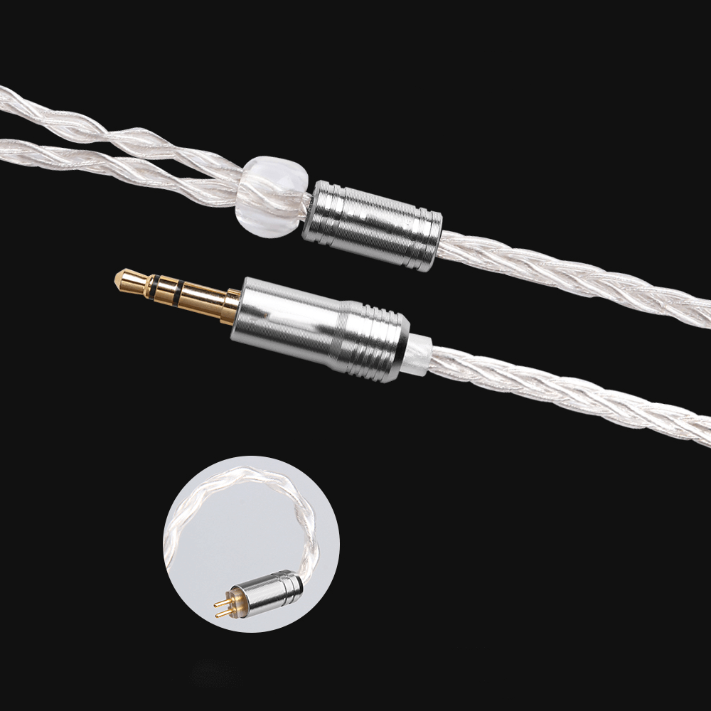 Elite Series 2-Pin Connector Cable Silver| InEarz Audio
