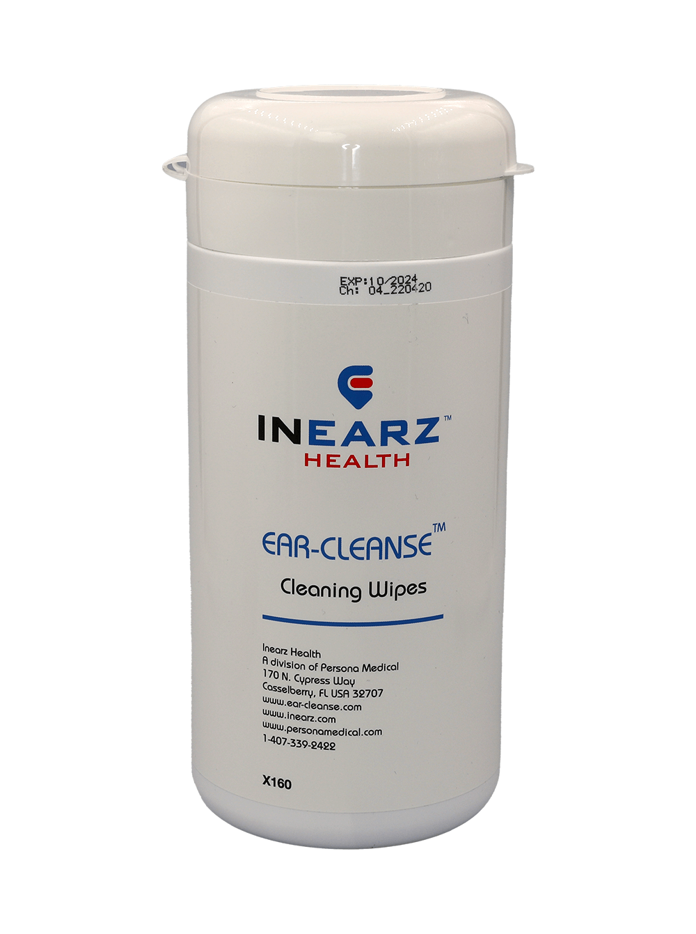 Earcleanse wipes 160 count tub