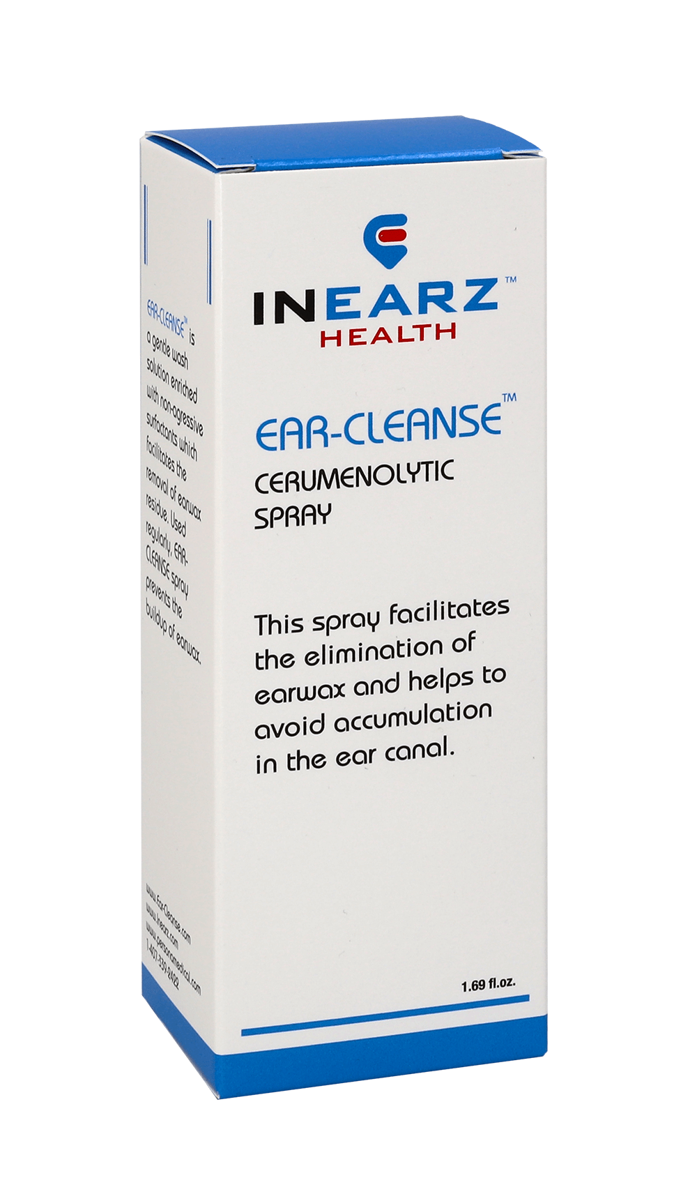 Earcleanse earwax spray box