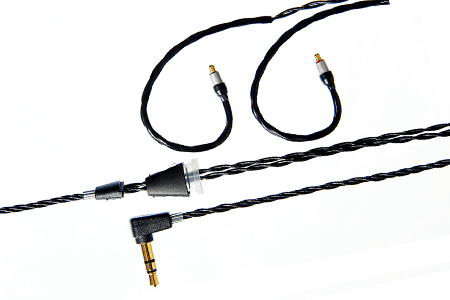 Linum T2 SuperBax cable with earhook with 3.5mm connector